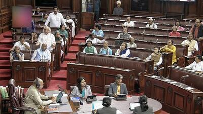 Rajya Sabha proceedings. (ANI) Rajya Sabha proceedings. (ANI)