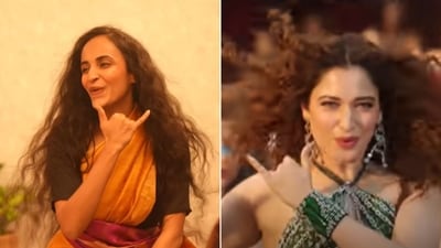 Ruhee Dosani aced Tamannaah Bhatia's Kaavaalaa hook steps. (Instagram/@ruheedosani)