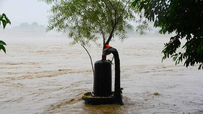 The Ganga river in spate, in Haridwar (Rameshwar Gaur/ HT) The Ganga river in spate, in Haridwar (Rameshwar Gaur/ HT)