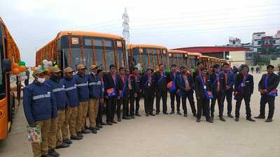 The state government intends to connect major religious places like Ayodhya, Kashi, Prayagraj, Mathura, Chitrakoot with the state capital directly through electric buses. (FILE PHOTO FOR REPRESENTATION)