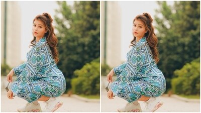 Rubina's fashion diaries are getting better by the day. A few days back, the actor shared a set of pictures of herself acing a summer co-ord set to perfection. (Instagram/@rubinadilaik) Rubina's fashion diaries are getting better by the day. A few days back, the actor shared a set of pictures of herself acing a summer co-ord set to perfection. (Instagram/@rubinadilaik)