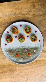 Savour the rich flavours of Kosha Mangsho Boti paired with freshly baked Luchi for a culinary delight. (Chef Abhishek Kulshrestha) Savour the rich flavours of Kosha Mangsho Boti paired with freshly baked Luchi for a culinary delight. (Chef Abhishek Kulshrestha)