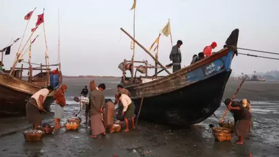 Tens of thousands of Rohingya remain in Rakhine where there are severe restrictions on their movement (File/ AFP)