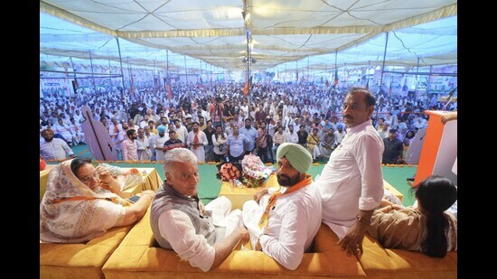 Sunil Jakhar was on maiden visit to his hometown after being made in charge of the BJP’s Punjab unit.
