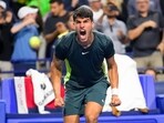 Alcaraz led 5-2 in the third set and twice served for the match before closing out Hurkacz in the tiebreaker.