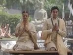 Radhika Apte in a still from Made in Heaven (left); a glimpse of the Dalit wedding (right).