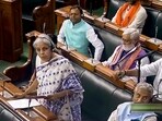 Finance Minister Nirmala Sitharaman speaks in the Lok Sabha during the Monsoon session of Parliament Finance Minister Nirmala Sitharaman speaks in the Lok Sabha during the Monsoon session of Parliament