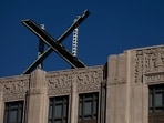 'X' logo is seen on the top of the headquarters of the messaging platform X, formerly known as Twitter, in downtown San Francisco, California,
