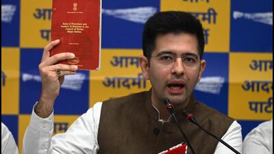 AAP Rajya Sabha MP Raghav Chadha (Vipin Kumar/HT PHOTO) AAP Rajya Sabha MP Raghav Chadha (Vipin Kumar/HT PHOTO)
