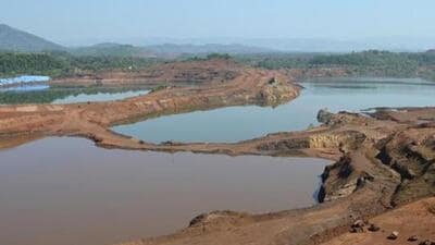 An iron ore mine in Goa. (Reuters File Photo) An iron ore mine in Goa. (Reuters File Photo)