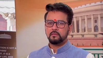 Union minister Anurag Thakur (PTI) Union minister Anurag Thakur (PTI)
