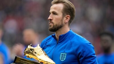 With England finishing in fourth place at the 2018 FIFA World Cup, Kane won the Golden Boot in the tournament and was also in the World Cup Dream Team. (AP) With England finishing in fourth place at the 2018 FIFA World Cup, Kane won the Golden Boot in the tournament and was also in the World Cup Dream Team. (AP)
