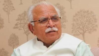 Haryana chief minister said that the government has brought transparency in government recruitments and so far 1.10 lakh people have been given government jobs and 30,000 Group C recruitments would be done in the next three months (HT File)