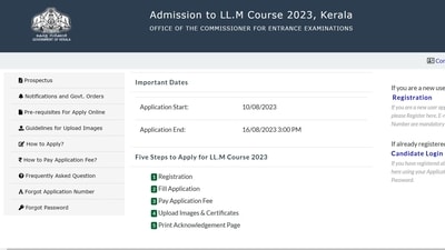 CEE Kerala LLM Programme 2023: Apply at cee.kerala.gov.in CEE Kerala LLM Programme 2023: Apply at cee.kerala.gov.in