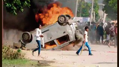 Nuh clashes: DC issues notice to 11 sarpanches for banning entry of ‘Muslim’ community (HT Photo) Nuh clashes: DC issues notice to 11 sarpanches for banning entry of ‘Muslim’ community (HT Photo)