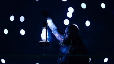 Bray Wyatt during a WWE Royal Rumble event. (Getty Images via AFP) Bray Wyatt during a WWE Royal Rumble event. (Getty Images via AFP)