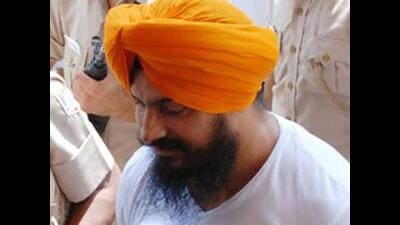 Serving life term in Delhi’s Tihar jail, Hawara appeared in court via video conferencing. (HT Photo)
