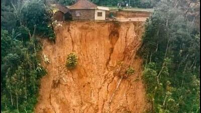 Severe landslides triggered by torresntial rains hit Karnataka in 2019. (HT Photo) Severe landslides triggered by torresntial rains hit Karnataka in 2019. (HT Photo)