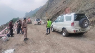 The Chandigarh-Shimla Highway, also known as the Kalka Shimla highway (NH-05) has been closed after landslide in Solan district on Friday. (HT Photo) (File) The Chandigarh-Shimla Highway, also known as the Kalka Shimla highway (NH-05) has been closed after landslide in Solan district on Friday. (HT Photo) (File)