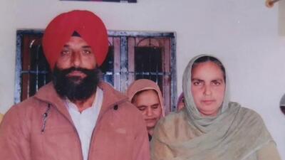 The deceased Lashkar Singh, 55, and Amreek Kaur, 50, of Batala’s Mike village. (HT Photo)