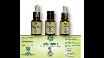The immunity booster manufactured from Tulsi plants in Puri, Odisha. (Sourced) The immunity booster manufactured from Tulsi plants in Puri, Odisha. (Sourced)