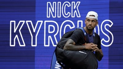 Nick Kyrgios, of Australia during US Open last year (AP) Nick Kyrgios, of Australia during US Open last year (AP)