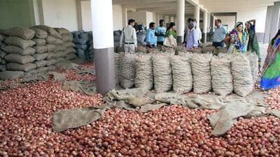 Unlike tomatoes or most green vegetables, the government maintains nearly 300,000 tonne of reserves in the case of onions. (HT File Photo) Unlike tomatoes or most green vegetables, the government maintains nearly 300,000 tonne of reserves in the case of onions. (HT File Photo)