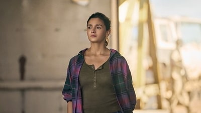 Alia Bhatt in a still from Heart of Stone. Alia Bhatt in a still from Heart of Stone.