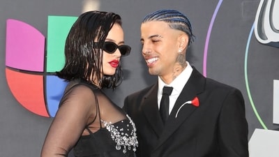 Rauw Alejandro pours emotions into new song 'Hayami Hana' following Rosalía breakup (Getty Images via AP) Rauw Alejandro pours emotions into new song 'Hayami Hana' following Rosalía breakup (Getty Images via AP)