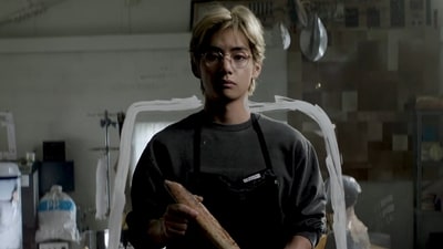 BTS member V in the new music video for his solo song Rainy Days. BTS member V in the new music video for his solo song Rainy Days.