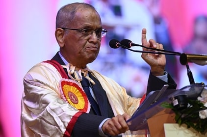 N. R. Narayana Murthy emphasizes linking hard work with values and its importance for India's youth. (HT photo) N. R. Narayana Murthy emphasizes linking hard work with values and its importance for India's youth. (HT photo)