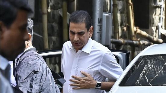 Mumbai, India - Aug. 11, 2023: BMC commissioner Iqbal Singh Chachal reached High Court, after Bombay High Court summons 6 municipal commissioners over poor condition of roads, in Mumbai, India, on Friday, August 11, 2023. (Photo by Anshuman Poyrekar/ Hindustan Times) (Hindustan Times)
