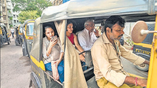 Mumbai, India - Aug. 11, 2023: Vikroli Auto reshow stand Vikroli East in Mumbai, India, on Friday, August 11, 2023. (Photo by Satish Bate/ Hindustan Times) (Hindustan Times)