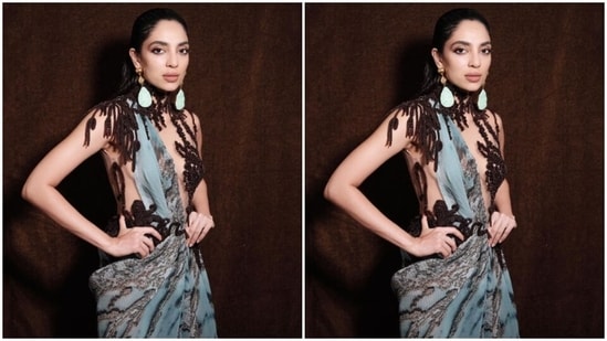 Sobhita looked right out of a mystic fairytale as she decked up in a stunning gown for the screening, from the shelves of fashion designer Abhishek Sharma.&nbsp;(Instagram/@sobhitad)