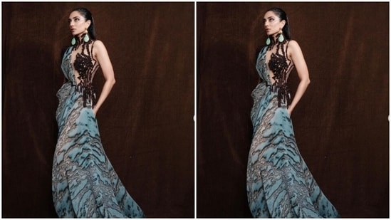 The gown came with a floor-sweeping train and made her look right out of a dream. In shoes from the shelves of Christian Louboutin, Sobhita completed her look.&nbsp;(Instagram/@sobhitad)