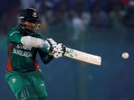 Bangladesh's Shakib Al Hasan in action