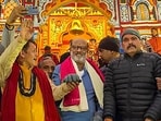 Rajinikanth visited Badrinath temple after the release of his film Jailer. Rajinikanth visited Badrinath temple after the release of his film Jailer.