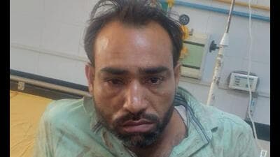 Cow smuggler held after gunfight on Delhi-Mumbai e-way in Nuh Cow smuggler held after gunfight on Delhi-Mumbai e-way in Nuh