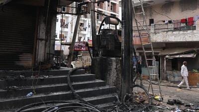 Three shops catch fire due to short circuit in Sec 28 Three shops catch fire due to short circuit in Sec 28