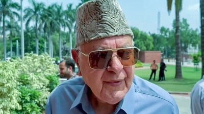 Jammu and Kashmir National Conference (JKNC) MP Farooq Abdullah (ANI Photo) Jammu and Kashmir National Conference (JKNC) MP Farooq Abdullah (ANI Photo)