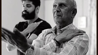 Deshpande at the free class offered at Pune’s Centre of Contemporary Dance. Deshpande at the free class offered at Pune’s Centre of Contemporary Dance.
