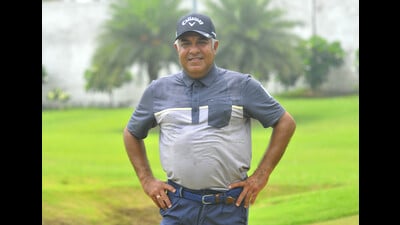 Golfer Harmeet Kahlon is a top-notch golf coach as well and trains number of budding golfers in the region. (HT)