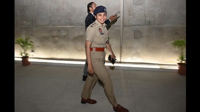 Kanwardeep Kaur, a 2013-batch Punjab cadre IPS officer, took charge as Chandigarh SSP in March this year. (HT) Kanwardeep Kaur, a 2013-batch Punjab cadre IPS officer, took charge as Chandigarh SSP in March this year. (HT)