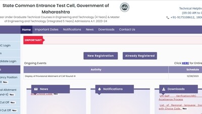 MHT CET CAP round 3 seat allotment results releasing today at fe2023.mahacet.org MHT CET CAP round 3 seat allotment results releasing today at fe2023.mahacet.org