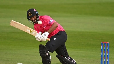 Cheteshwar Pujara playing for Sussex Cheteshwar Pujara playing for Sussex