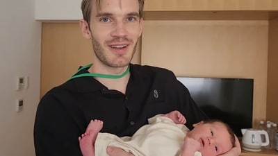 PewDiePie and Marzia welcome their son Björn (YouTube/PewDiePie) PewDiePie and Marzia welcome their son Björn (YouTube/PewDiePie)
