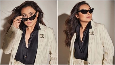 With her lustrous locks left open in a side parting, cascading beautifully down her shoulders and a trendy pair of black sunglasses, Rani exuded the ultimate boss babe vibes. (Instagram/@ranimukherjeeeofficial) With her lustrous locks left open in a side parting, cascading beautifully down her shoulders and a trendy pair of black sunglasses, Rani exuded the ultimate boss babe vibes. (Instagram/@ranimukherjeeeofficial)