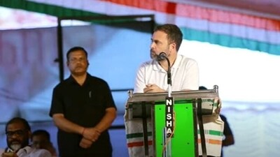Rahul Gandhi's public address in Wayanad on Saturday.