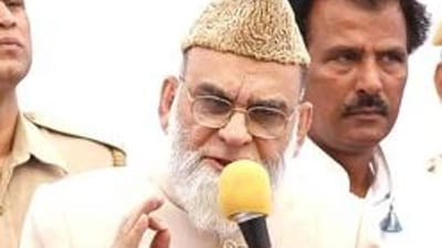 Shahi Imam of Delhi’s Jama Masjid Syed Bukhari. (HT File Photo) Shahi Imam of Delhi’s Jama Masjid Syed Bukhari. (HT File Photo)