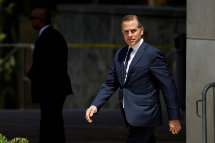 FILE PHOTO: Hunter Biden, son of U.S. President Joe Biden, departs federal court after a  plea hearing on two misdemeanor charges of willfully failing to pay income taxes in Wilmington, Delaware, U.S. July 26, 2023. REUTERS/Jonathan Ernst/File Photo (REUTERS)